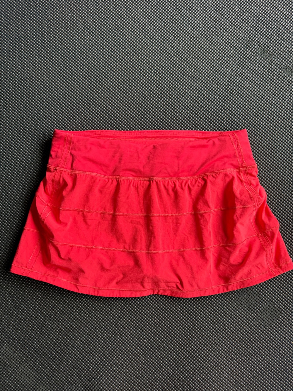 Bright Red Athletic Skirt